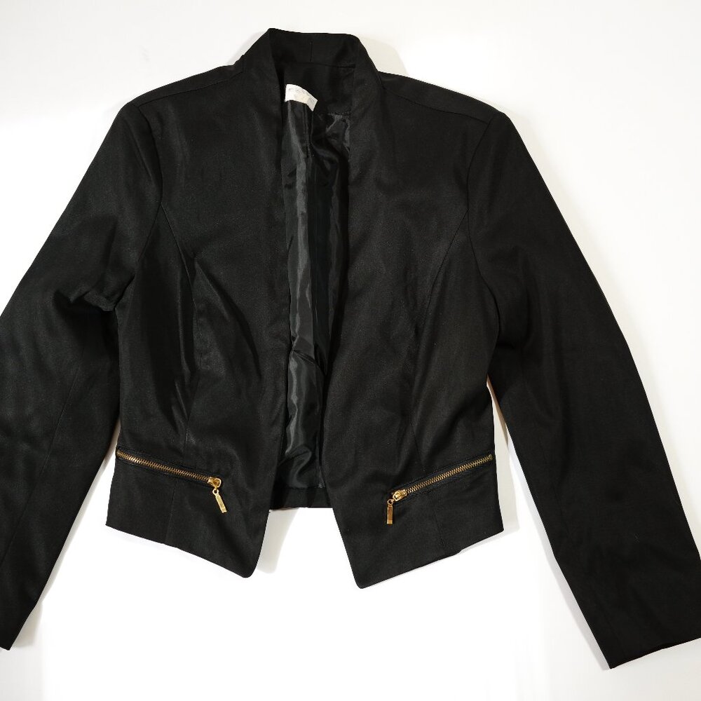 Black Blazer Size Small Pre-Owned Short Blazer For Dress